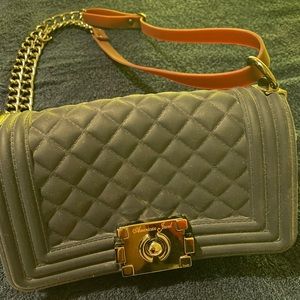 American Jewel navy blue silicone designer  inspired crossbody bag